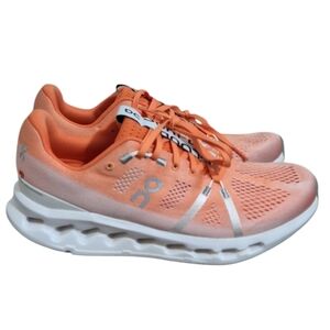 On Running Women's Orange Running Shoes unisex men's size 10.5 women's 1…